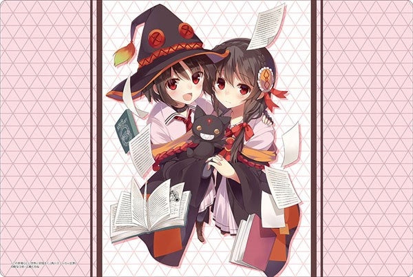 Image for Bushiroad Rubber Mat Collection Vol.762: Kadokawa Sneaker Bunko - KonoSuba - Megumin & Yunyun - Playmats