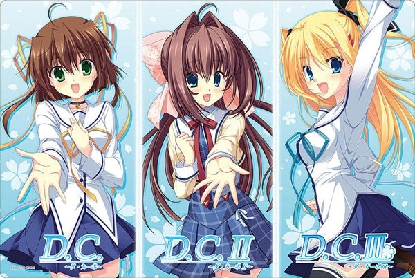 Image for Bushiroad Rubber Mat Collection Vol.738: D.C. Nemu Asakura / D.C.II Otome Asakura / D.C.III Rikka Morizono - Playmats