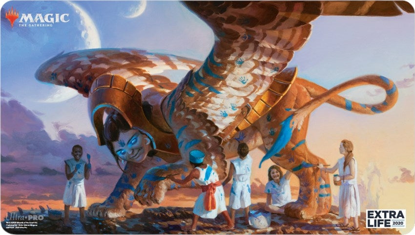 Image for Secret Lair: Extra Life 2020 Consecrated Sphinx Playmat for Magic The Gathering - Playmats