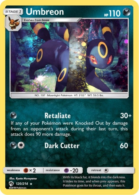 Image for Umbreon - 120/214 (Cosmos Holo) (120/214) (Blister Exclusives) (BLE) - Pokemon