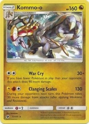 Image for Kommo-o - 77/111 (Cracked Ice Holo) (077/111) (Deck Exclusives) (PR) - Pokemon