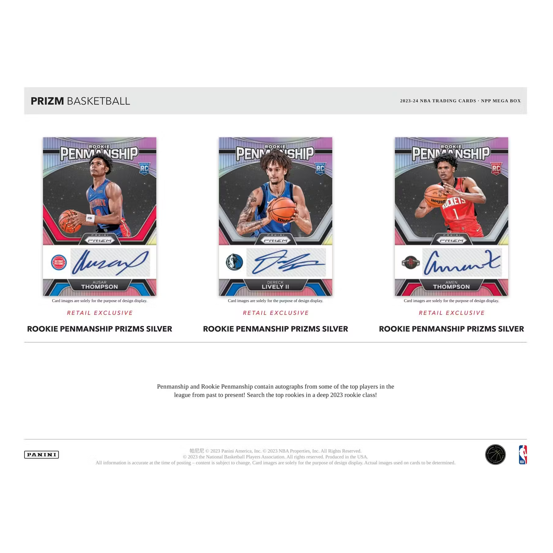 2023/24 Panini Prizm Basketball Mega Box (Pink Ice Prizms!) - PokeBox USA