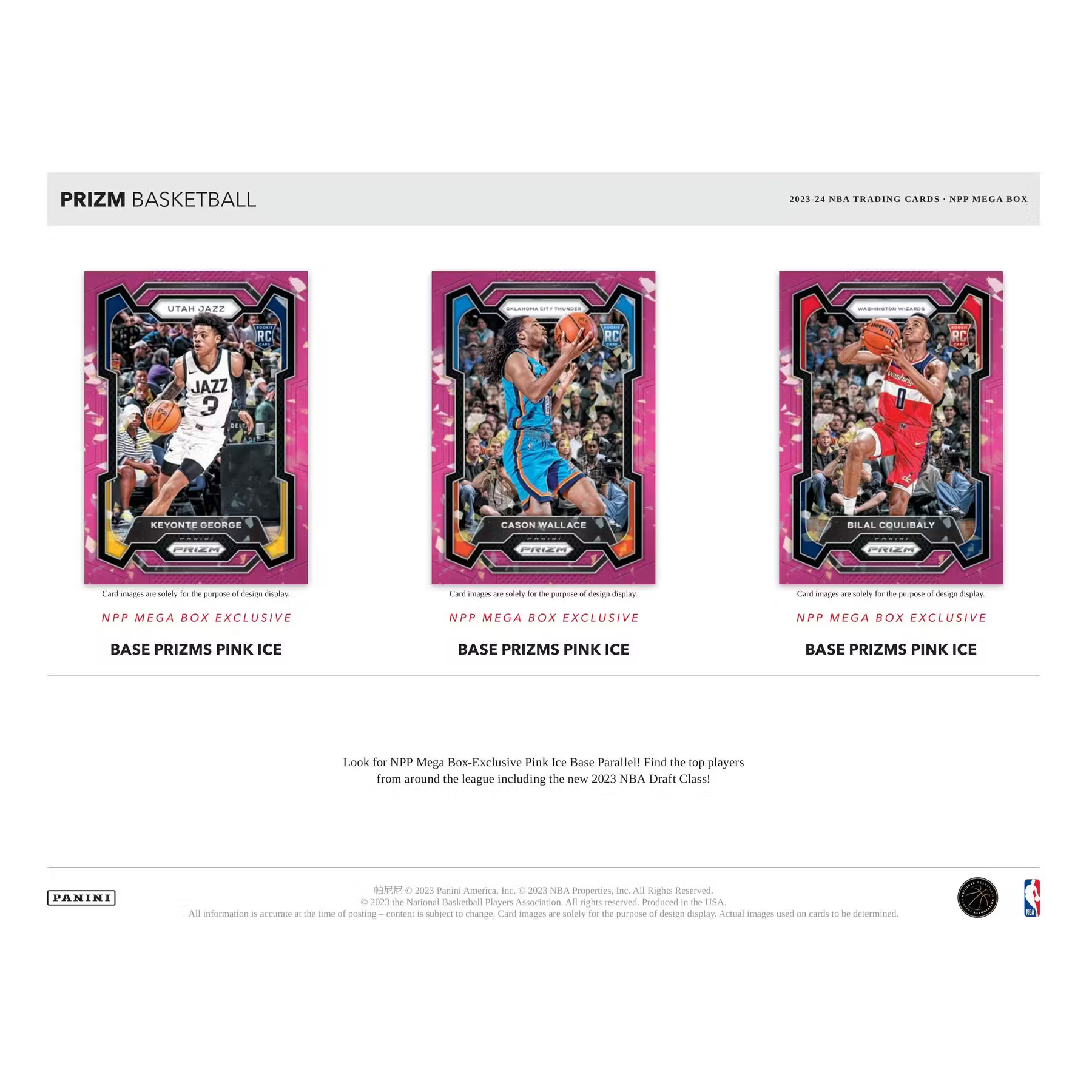 2023/24 Panini Prizm Basketball Mega Box (Pink Ice Prizms!) - PokeBox USA