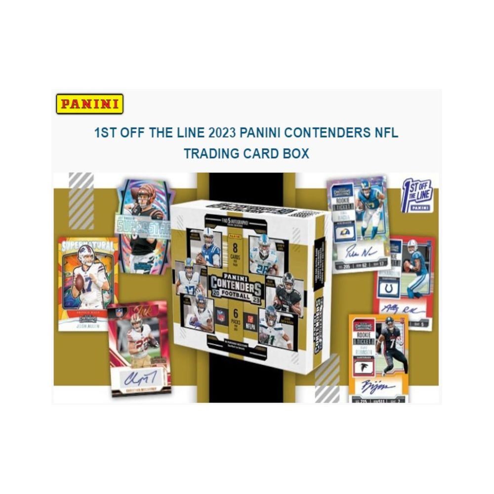 2023 Panini Contenders Football Hobby Box 1st Off the Line (FOTL) - PokeBox USA