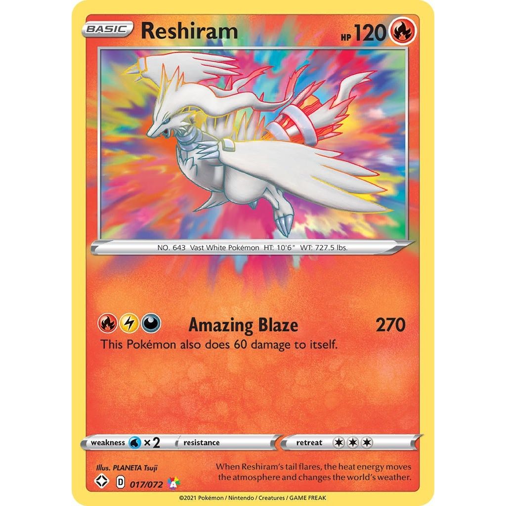 Reshiram (017/072) (Shining Fates) - PokeBox USA