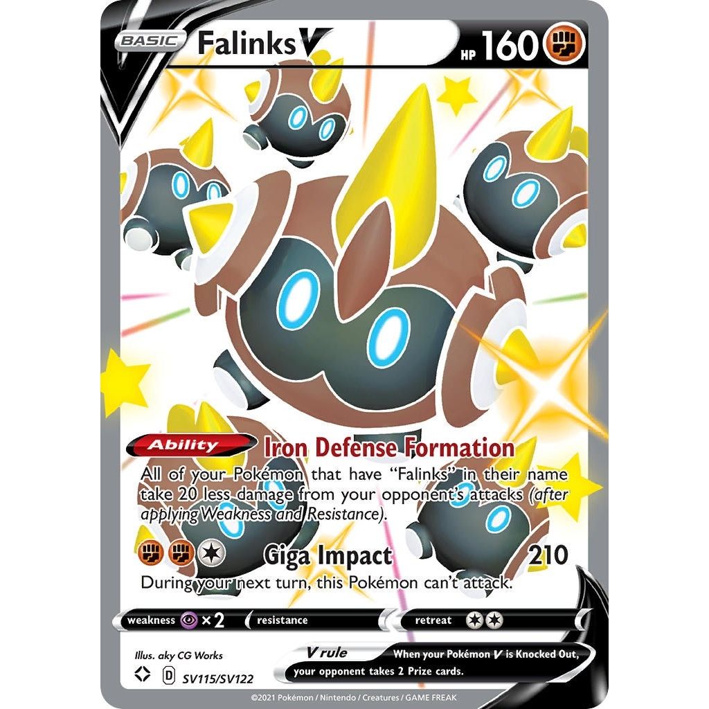 Falinks V (SV115/SV122) (Shining Fates: Shiny Vault) - PokeBox USA