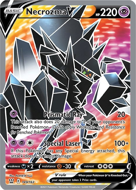 Image for Necrozma V (Full Art) (149/163) (SWSH05: Battle Styles) (SWSH05) - Pokemon