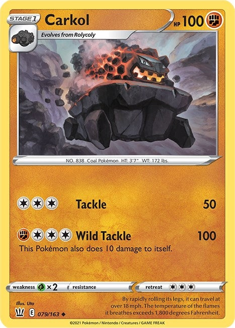 Image for Carkol (079/163) (SWSH05: Battle Styles) (SWSH05) - Pokemon