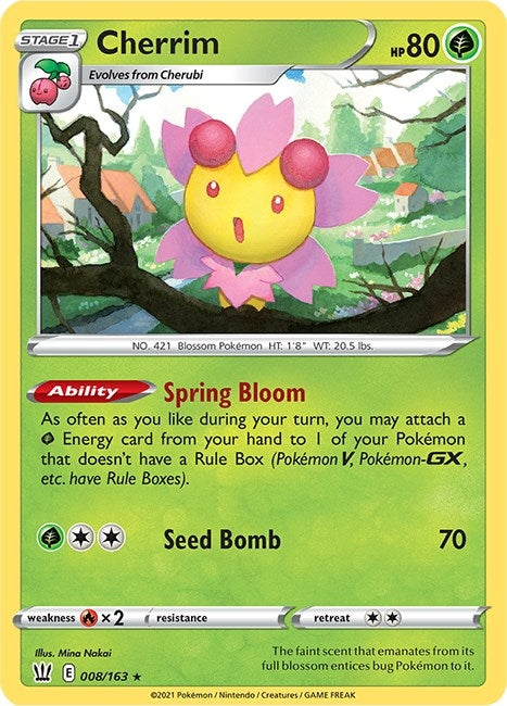 Image for Cherrim (008/163) (Deck Exclusives) (PR) - Pokemon