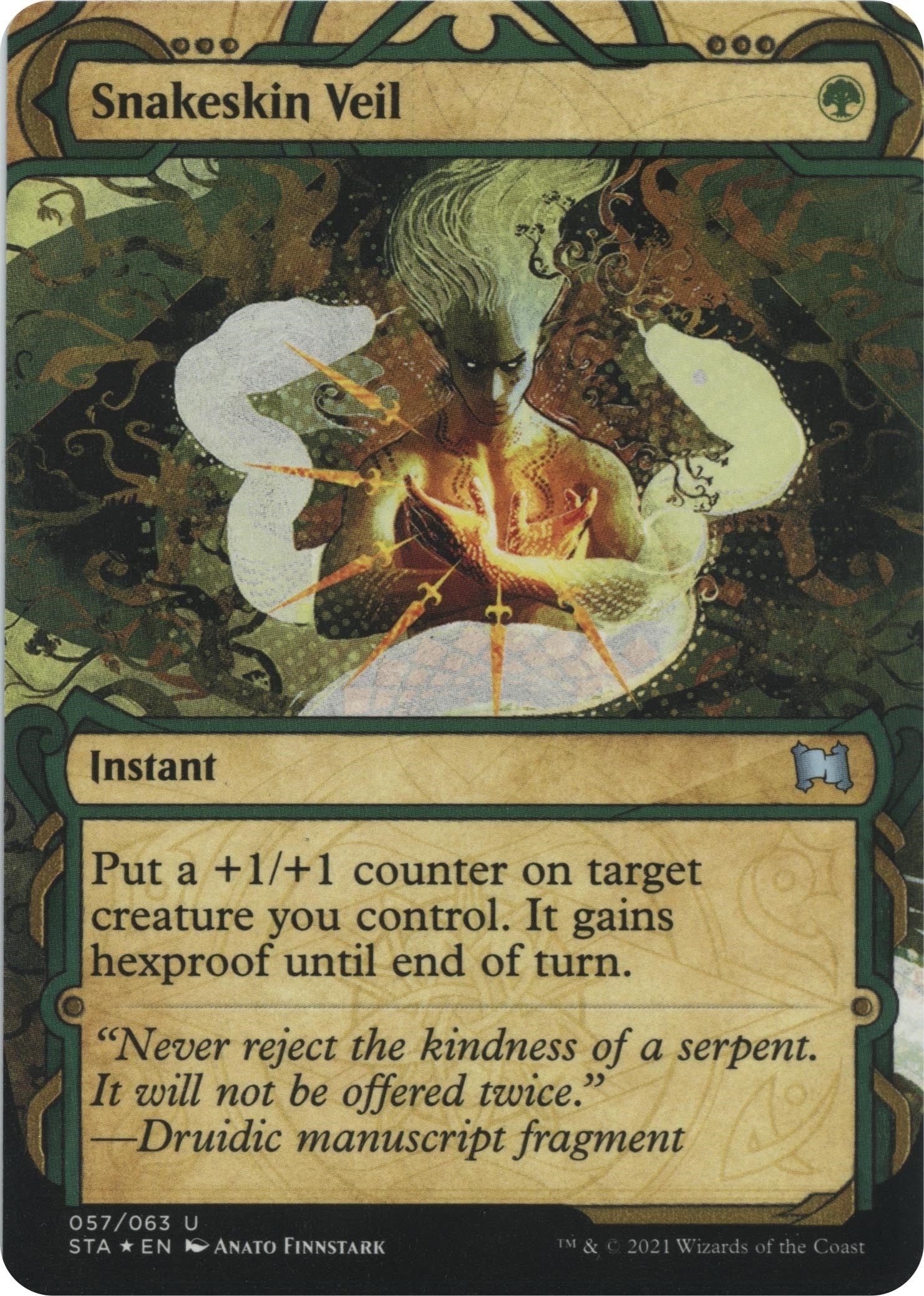 Snakeskin Veil (Foil Etched) (57) (Strixhaven: Mystical Archive) - PokeBox USA