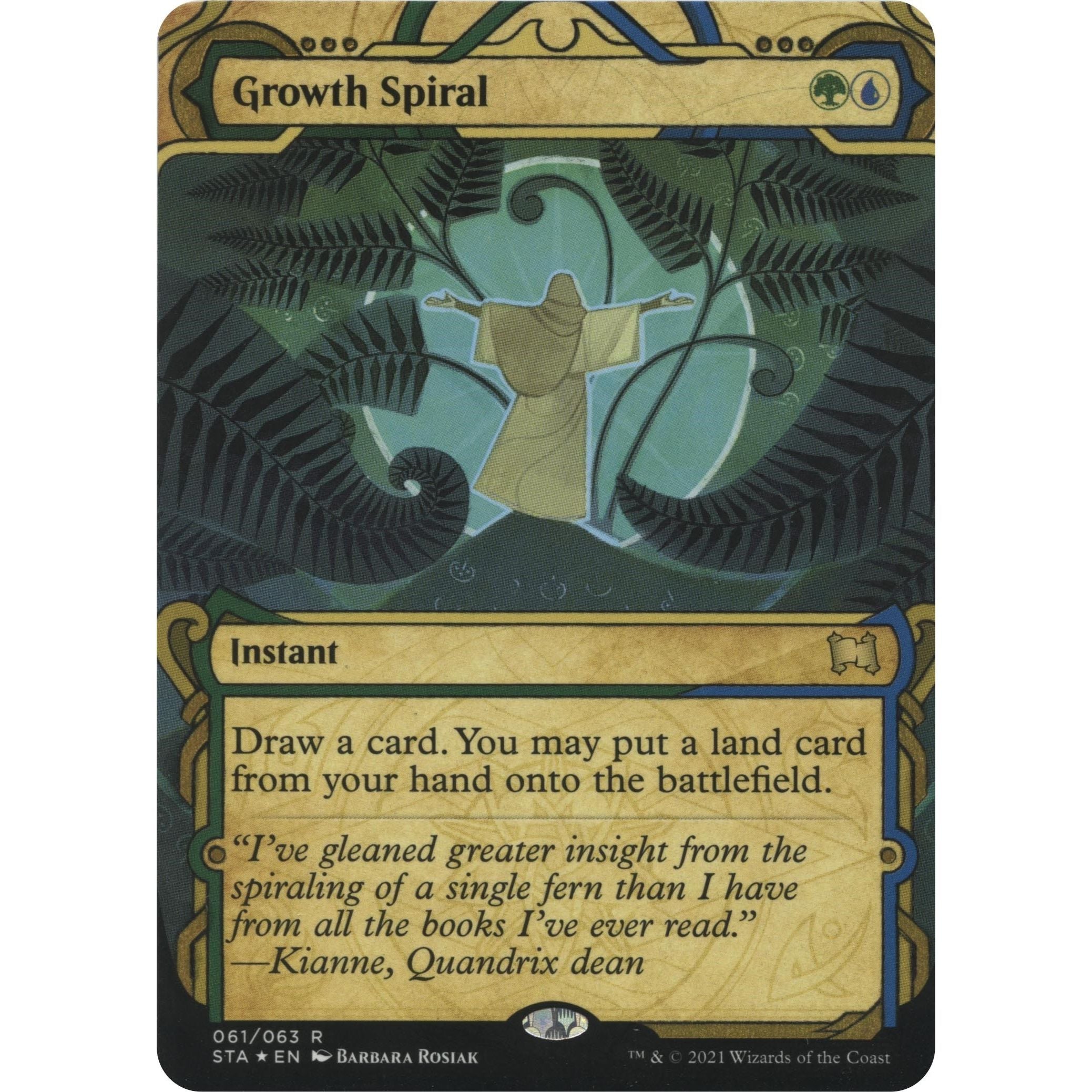 Growth Spiral (Foil Etched) (61) (Strixhaven: Mystical Archive) - PokeBox USA