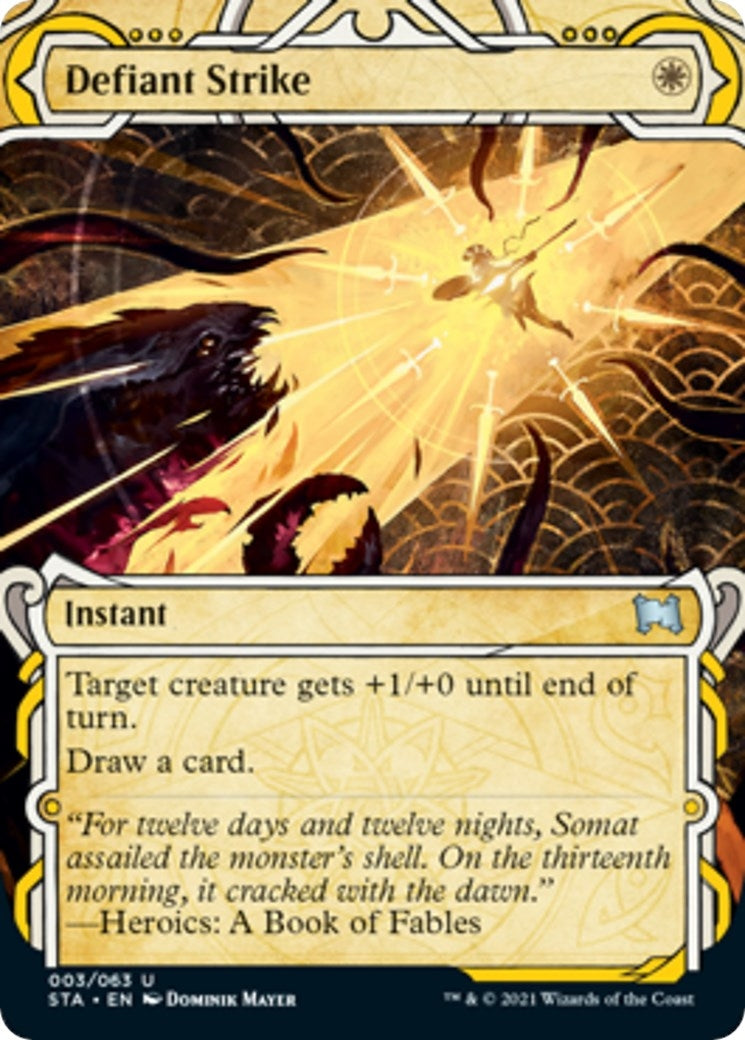 Defiant Strike (3) (Strixhaven: Mystical Archive) - PokeBox USA