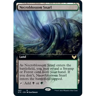 Necroblossom Snarl (Extended Art) (363) (Strixhaven: School of Mages) - PokeBox USA