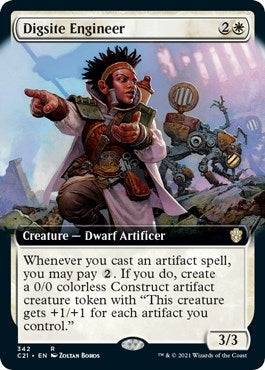 Digsite Engineer (Extended Art) (342) (Commander 2021)
