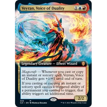 Veyran, Voice of Duality (Extended Art) (330) (Commander 2021) - PokeBox USA