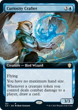 Curiosity Crafter (Extended Art) (351) (Commander 2021)