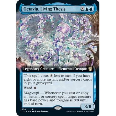 Octavia, Living Thesis (Extended Art) (356) (Commander 2021) - PokeBox USA