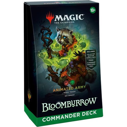 Magic The Gathering | Bloomburrow Commander Deck - Animated Army (Red/Green) - PokeBox USA