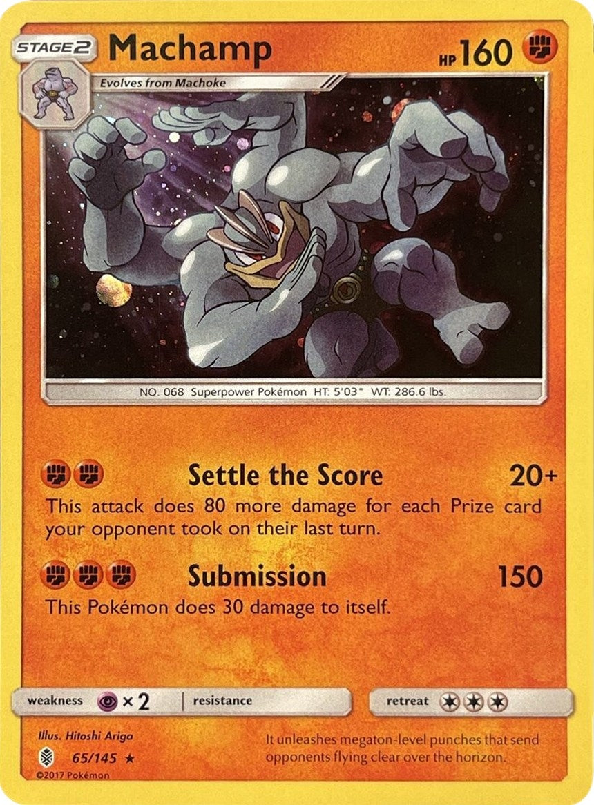 Image for Machamp - 65/145 (Cosmos Holo) (065/145) (Blister Exclusives) (BLE) - Pokemon
