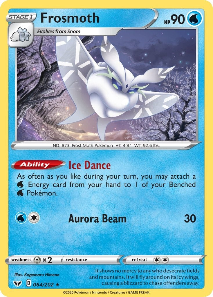 Image for Frosmoth - 064/202 (Non-Holo) (064/202) (Deck Exclusives) (PR) - Pokemon