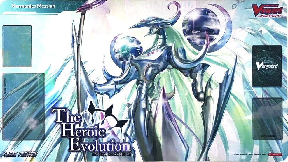 Image for Cardfight!! Vanguard Sneak Preivew Playmat: The Heroic Evolution - Harmonics Messiah - Playmats