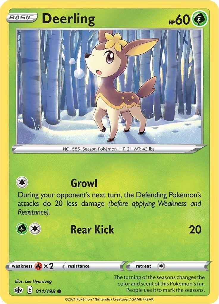 Image for Deerling (011/198) (SWSH06: Chilling Reign) (SWSH06) - Pokemon