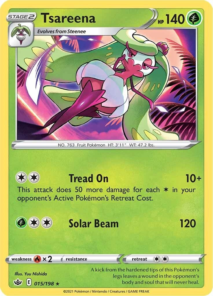 Image for Tsareena (015/198) (SWSH06: Chilling Reign) (SWSH06) - Pokemon