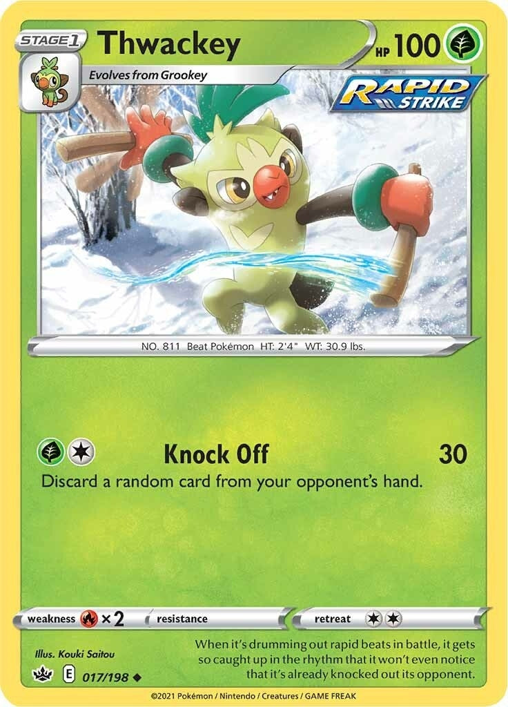Image for Thwackey (017/198) (SWSH06: Chilling Reign) (SWSH06) - Pokemon