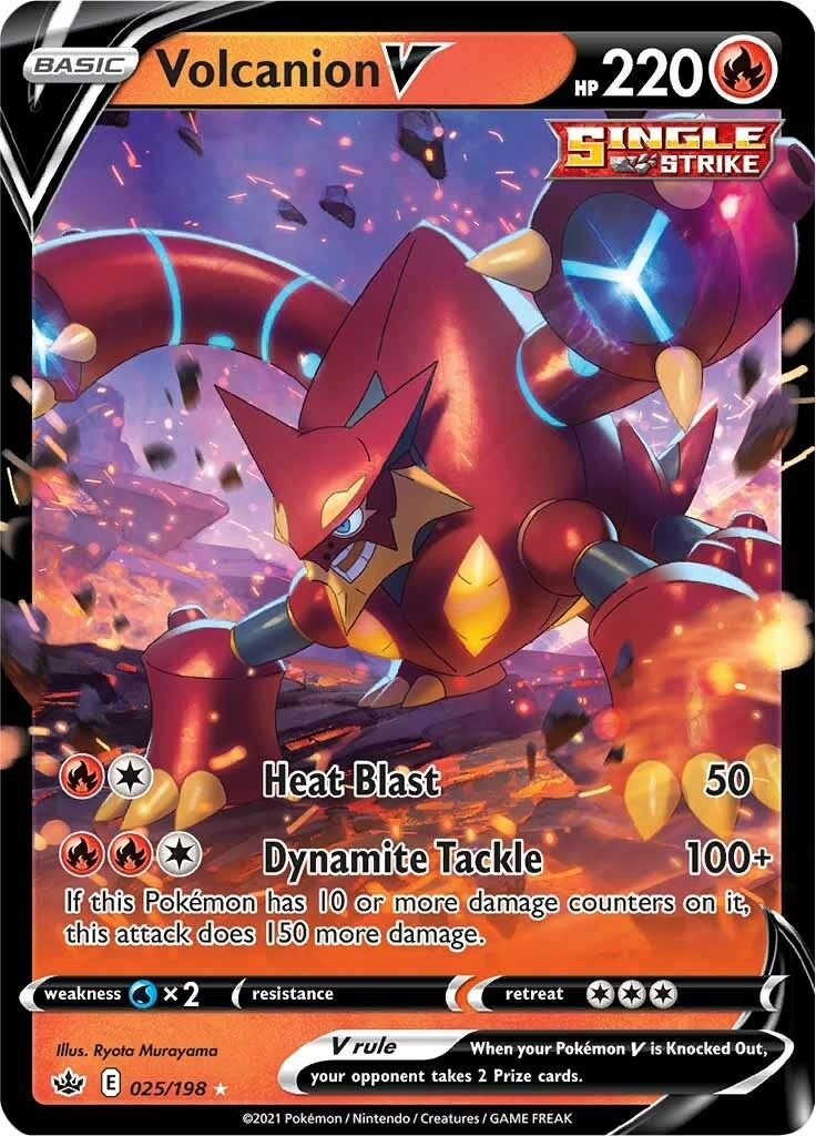 Image for Volcanion V (025/198) (SWSH06: Chilling Reign) (SWSH06) - Pokemon