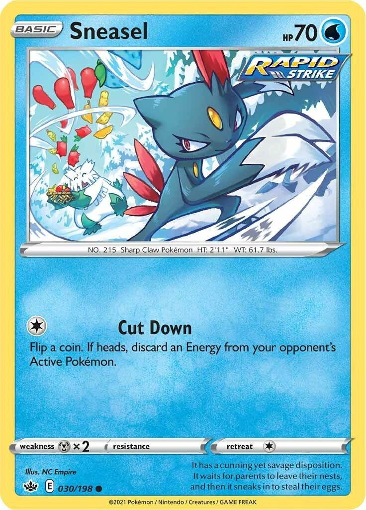Image for Sneasel (030/198) (SWSH06: Chilling Reign) (SWSH06) - Pokemon