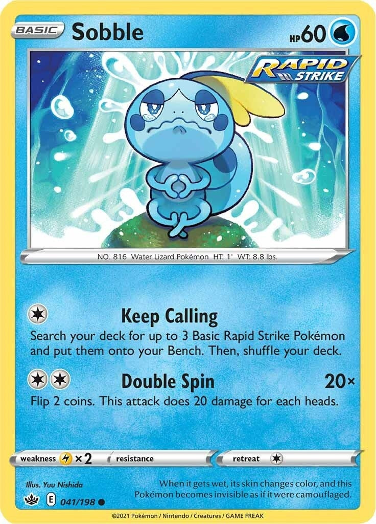 Image for Sobble (041/198) (SWSH06: Chilling Reign) (SWSH06) - Pokemon