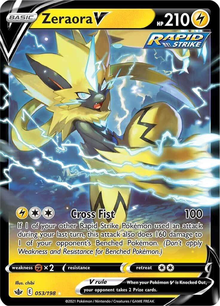 Zeraora V (053/198) (SWSH06: Chilling Reign)