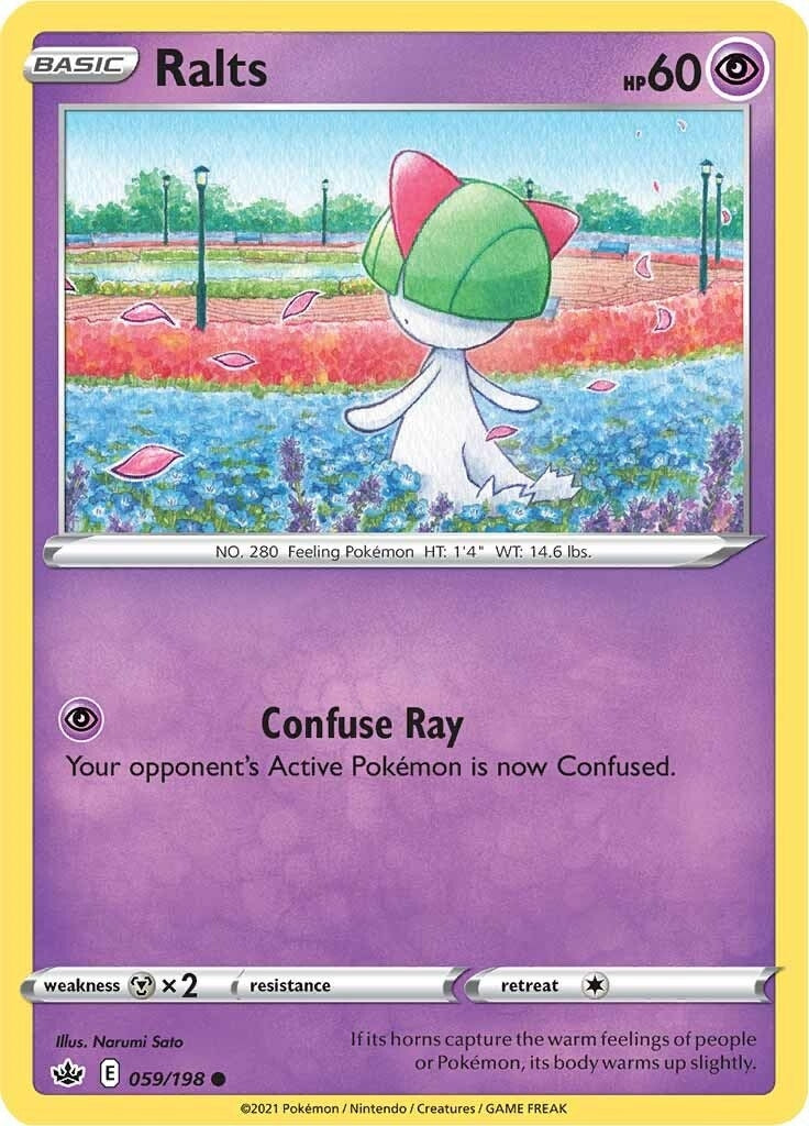 Image for Ralts (059/198) (SWSH06: Chilling Reign) (SWSH06) - Pokemon