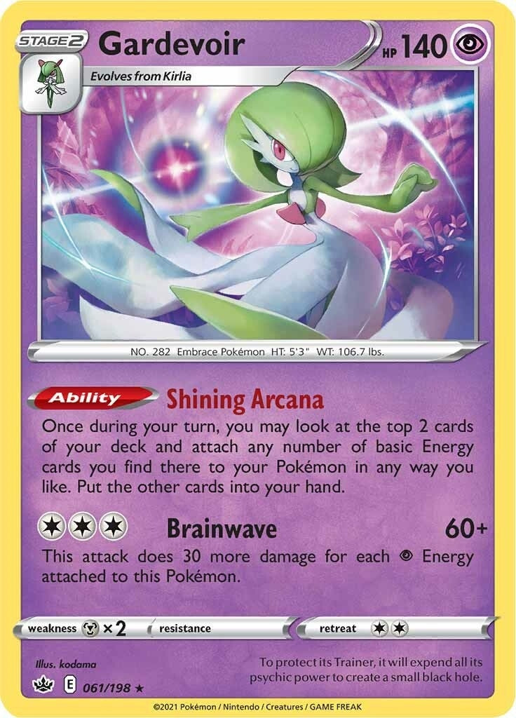 Image for Gardevoir (061/198) (SWSH06: Chilling Reign) (SWSH06) - Pokemon