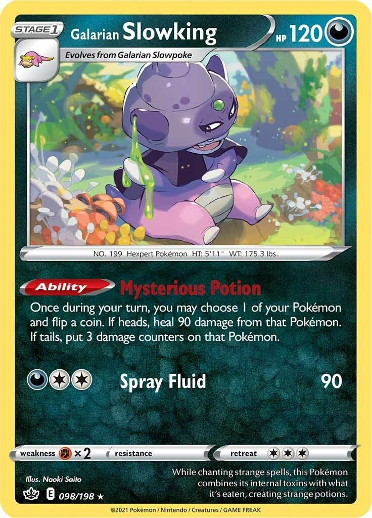 Image for Galarian Slowking (098/198) (SWSH06: Chilling Reign) (SWSH06) - Pokemon