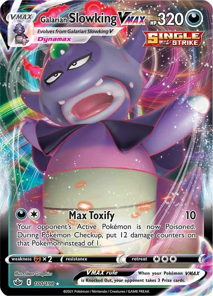 Galarian Slowking VMAX (100/198) (SWSH06: Chilling Reign)