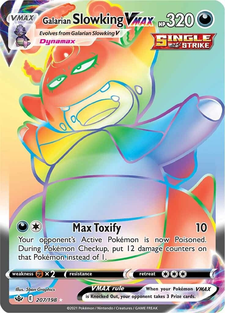 Image for Galarian Slowking VMAX (Secret) (207/198) (SWSH06: Chilling Reign) (SWSH06) - Pokemon