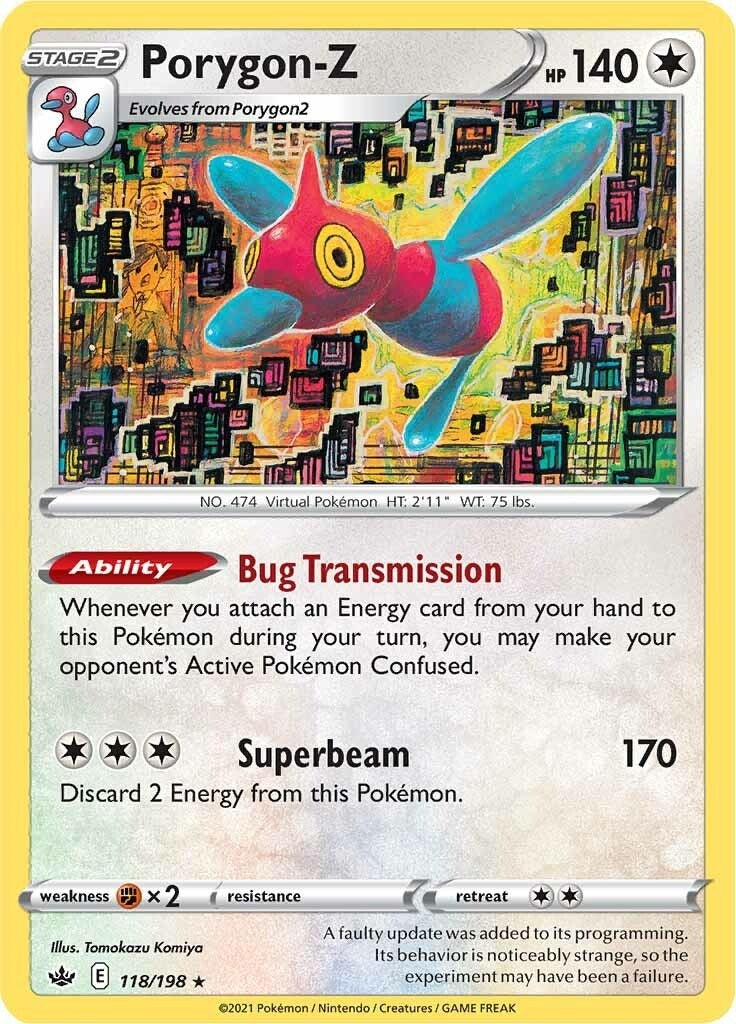 Image for Porygon-Z (118/198) (SWSH06: Chilling Reign) (SWSH06) - Pokemon