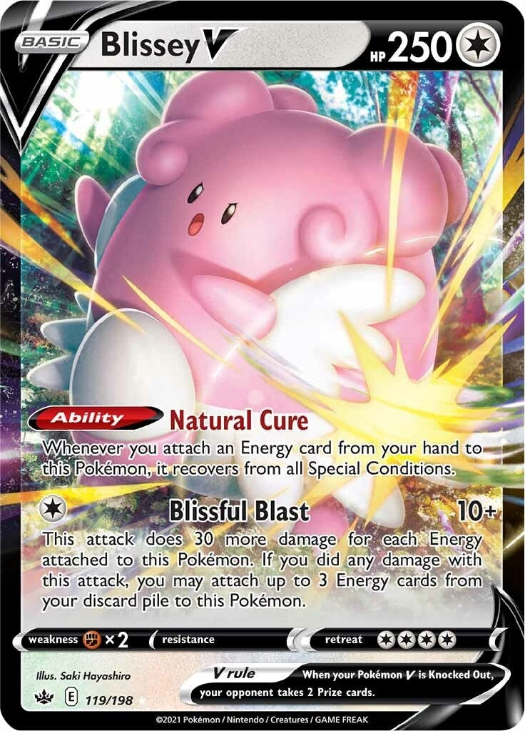 Image for Blissey V (119/198) (SWSH06: Chilling Reign) (SWSH06) - Pokemon