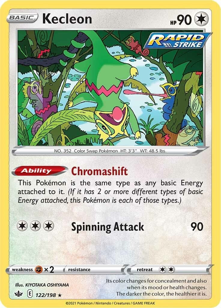 Image for Kecleon (122/198) (SWSH06: Chilling Reign) (SWSH06) - Pokemon