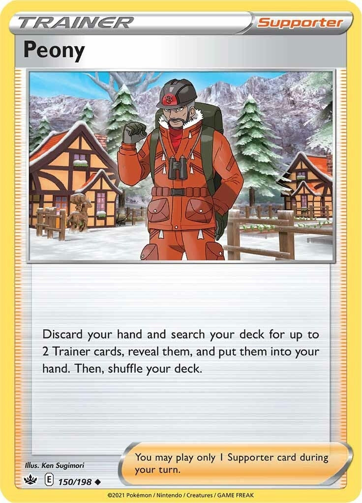 Image for Peony (150/198) (SWSH06: Chilling Reign) (SWSH06) - Pokemon