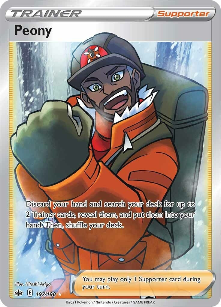 Image for Peony (Full Art) (197/198) (SWSH06: Chilling Reign) (SWSH06) - Pokemon