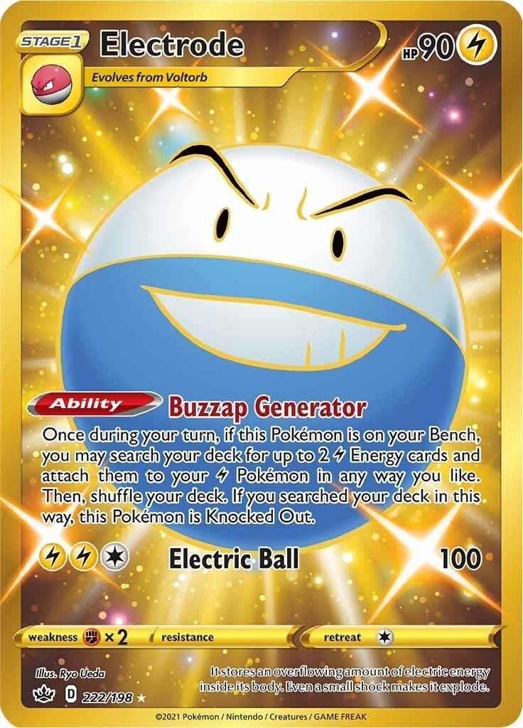 Image for Electrode (Secret) (222/198) (SWSH06: Chilling Reign) (SWSH06) - Pokemon