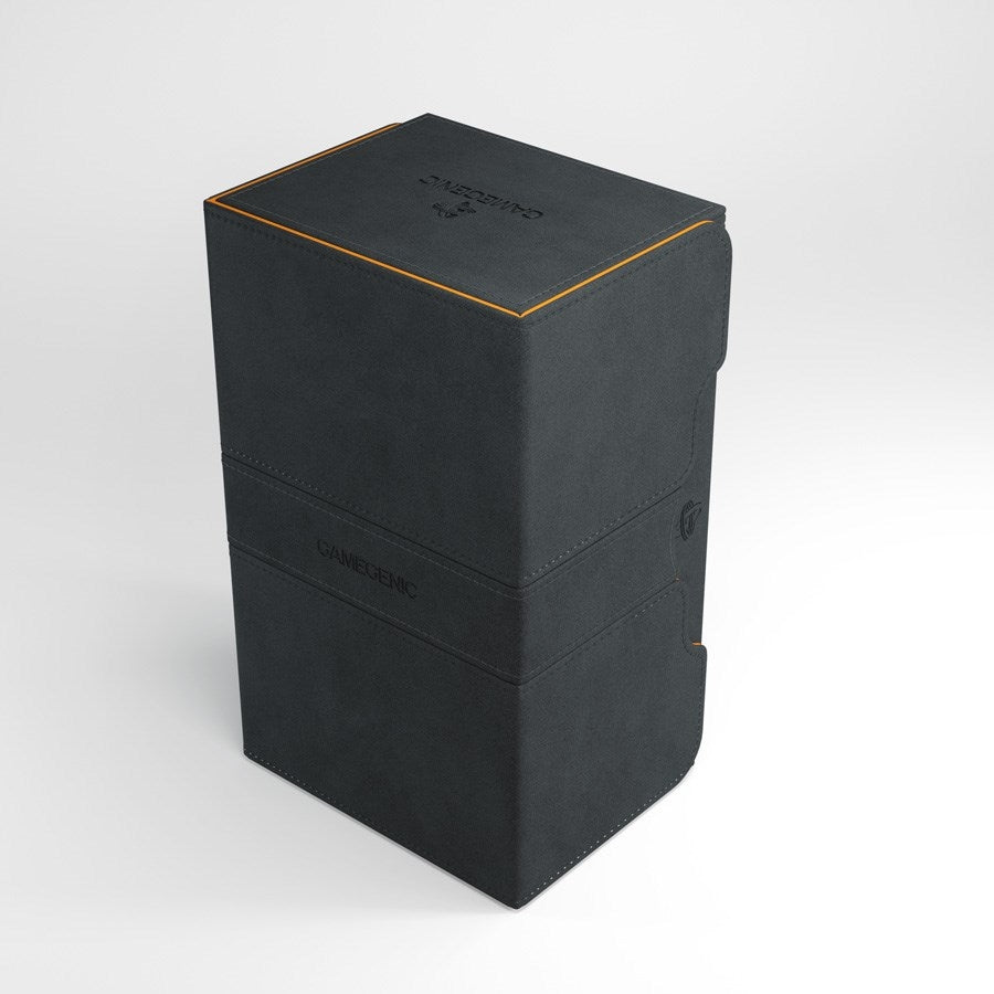 Image for GameGenic Stronghold XL Convertible Deck Box - Black/Orange (Holds 200+) - Deck Boxes
