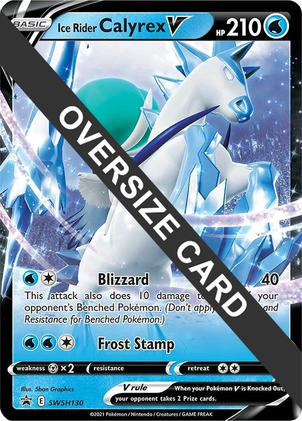 Image for Ice Rider Calyrex V - SWSH130 (SWSH130) (Jumbo Cards) (PR) - Pokemon
