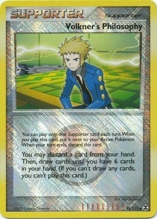 Image for Volkner's Philosophy - 98/111 (Player Reward) (098/111) (League & Championship Cards) (PR) - Pokemon