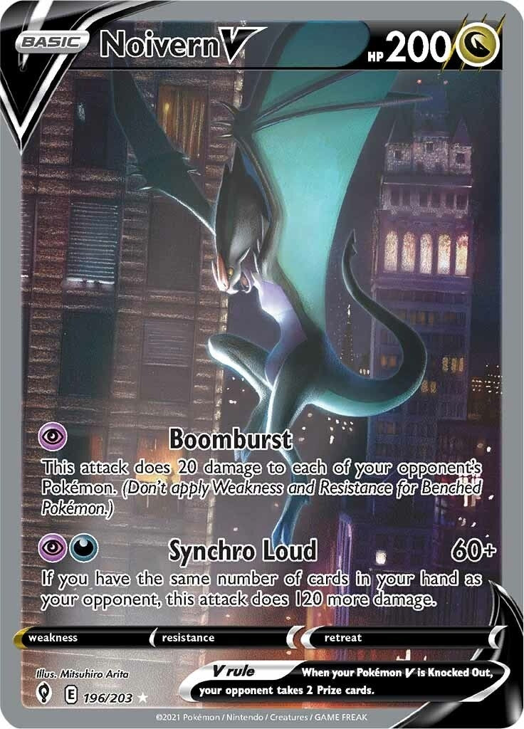 Image for Noivern V (Alternate Full Art) (196/203) (SWSH07: Evolving Skies) (SWSH07) - Pokemon