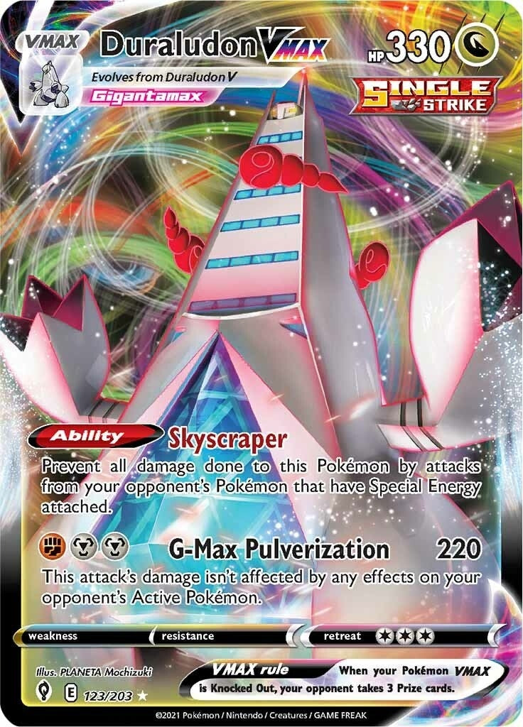 Image for Duraludon VMAX (123/203) (SWSH07: Evolving Skies) (SWSH07) - Pokemon