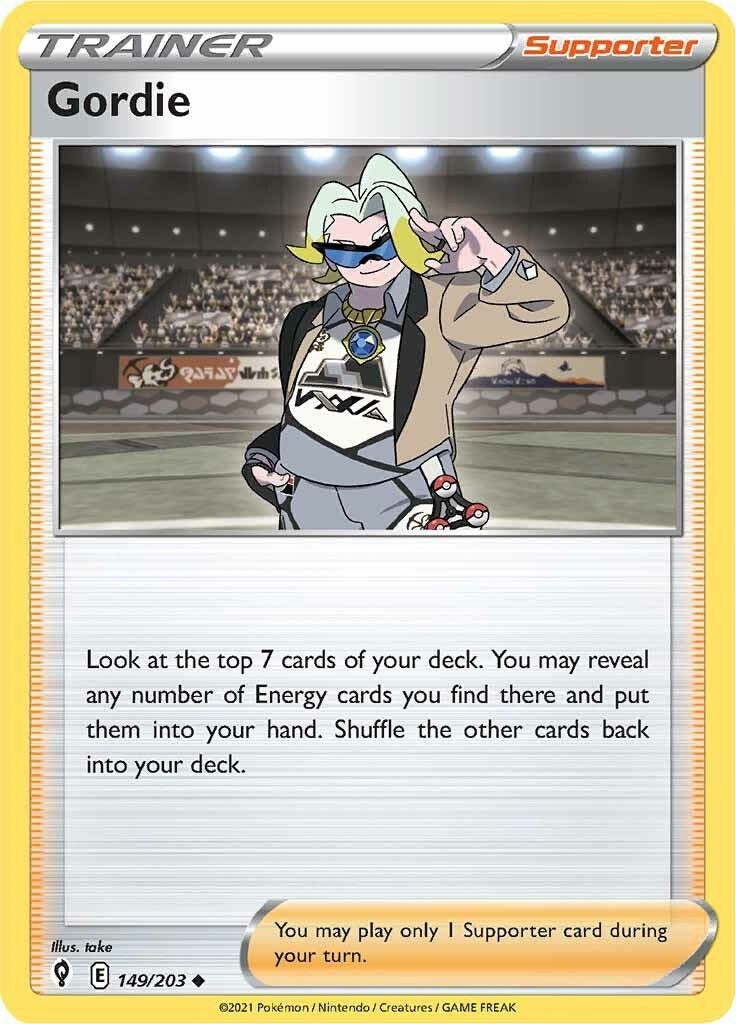 Image for Gordie (149/203) (SWSH07: Evolving Skies) (SWSH07) - Pokemon