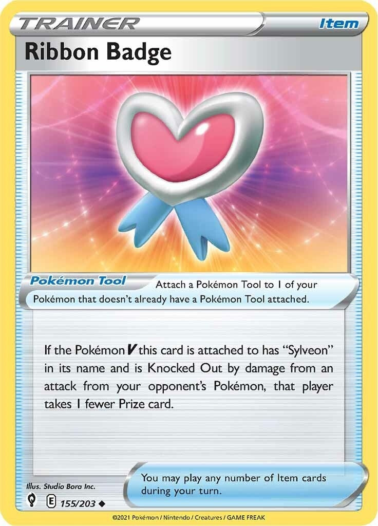 Image for Ribbon Badge (155/203) (SWSH07: Evolving Skies) (SWSH07) - Pokemon